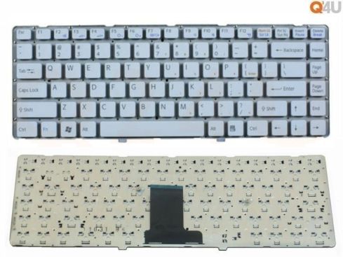Sony Vaio VPC-EA series laptop toetsenbord, US - wit