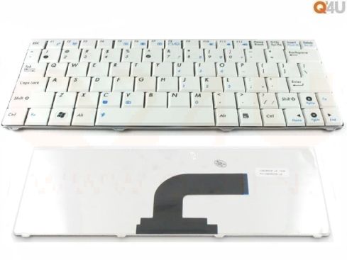 Asus N10 eee PC 1101HA 10001P series laptop toetsenbord, US - wit