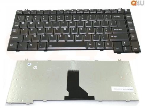 Toshiba Qosmio G10 G30 Satellite A10 A20 A30 A40 series toetsenbord, US - zwart