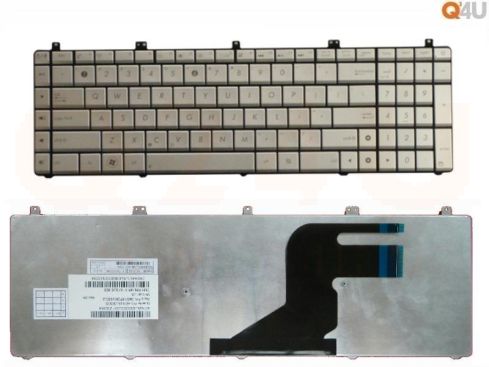 Asus N55SF N55SL N57 E N57S series laptop toetsenbord, US - zilver