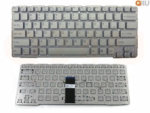Sony Vaio SVE14A Series laptop toetsenbord, US - zilver