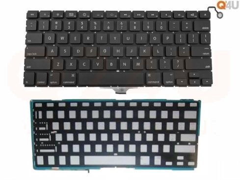 Apple MacBook Air A1237 A1304 series laptop toetsenbord, US - zwart