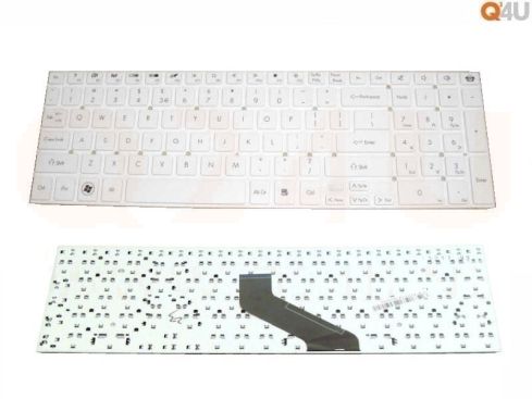 Packard Bell Easynote LS44 LV44 TS11 TS44 TV44 series laptop toetsenbord, US - wit