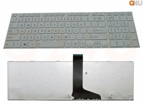 Toshiba Satellite C850 C870 C850 C870 series laptop toetsenbord, US - wit - met frame