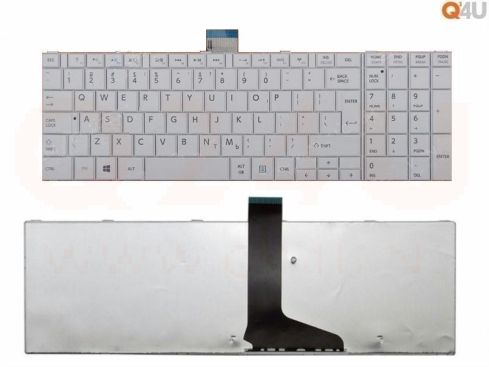 Toshiba Satellite C850 C870 C850 C870 series laptop toetsenbord, US - wit