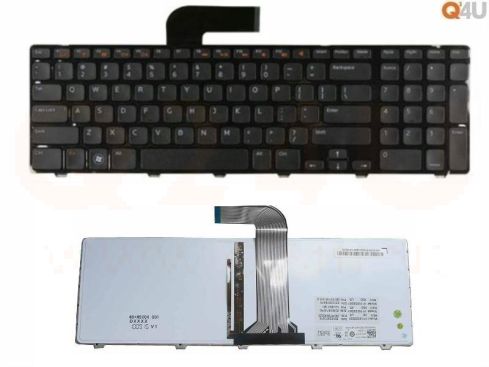 Dell Inspiron N7110 17R Vostro 3750 XPS17 series laptop toetsenbord, US - zwart - met licht