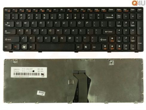 Lenovo IdeaPad G580 G858 V580 V585 Z580 Z585 series laptop toetsenbord, US - zwart