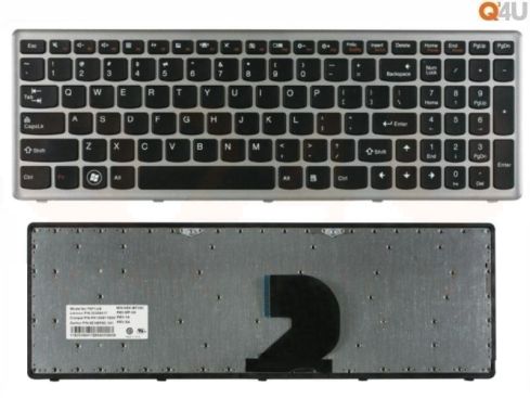 Lenovo IdeaPad Z500 Z500A Z500G laptop toetsenbord, US - zwart - met frame