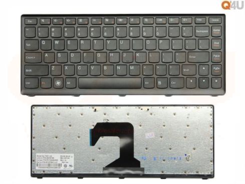 lenovo IdeaPad S300 S400 S400T S405 laptop toetsenbord, US - zwart