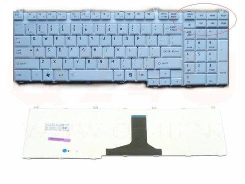 Toshiba Satellite C660 C660 C670 L650 L670 series laptop toetsenbord, US - wit