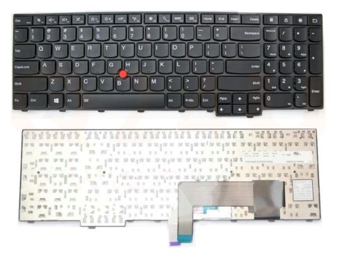 Lenovo Thinkpad T540 W540 E531 E545 series laptop toetsenbord, US - zwart - zonder licht