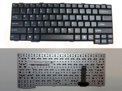 Fujitsu Lifebook S752 S762 E752 series laptop toetsenbord, US - zwart
