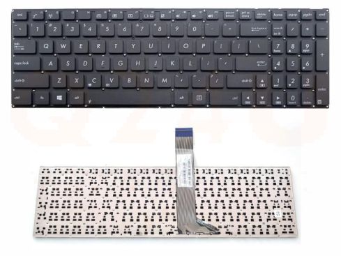 Asus A555 F553 K56 K750 R505 X553 series laptop toetsenbord, US - zwart