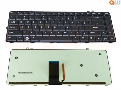 Dell Studio 1535 1536 1537 1555 1557 1558 series laptop toetsenbord, US - zwart - met licht