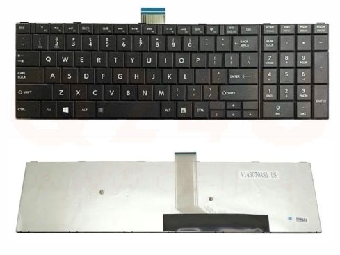 Toshiba Satellite L50 L50-A L50D series laptop toetsenbord, US - zwart