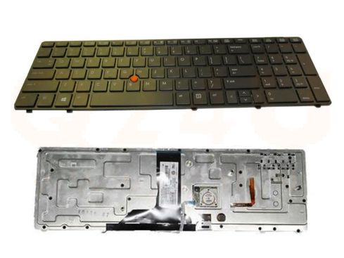 HP EliteBook 8760P 8760W 8770W laptop toetsenbord, US - zwart - met licht