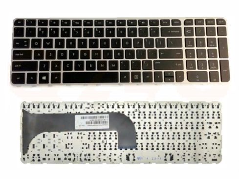 HP ENVY M6 series series toetsenbord, US - zwart - zonder licht - zilver frame