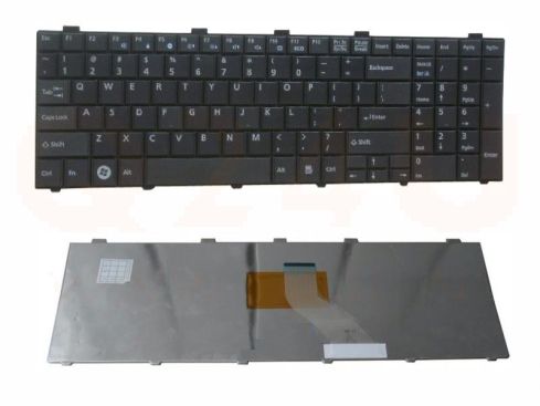 Fujitsu Siemens Lifebook A530 A531 AH530 AH531 series laptop toetsenbord, US - zwart