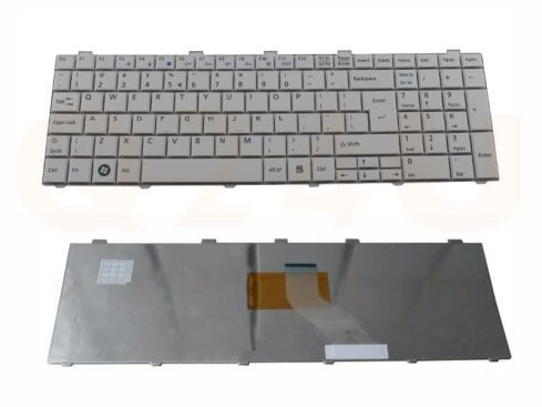 Fujitsu Siemens Lifebook A530 A531 AH530 AH531 series laptop toetsenbord, US - wit