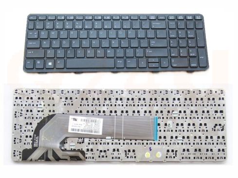 HP ProBook 450 455 G0 G1 series laptop toetsenbord, US - zwart - zonder licht - met frame