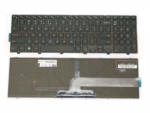 Dell Inspiron 15-3000 15-5000 series laptop toetsenbord, US - zwart zonder licht