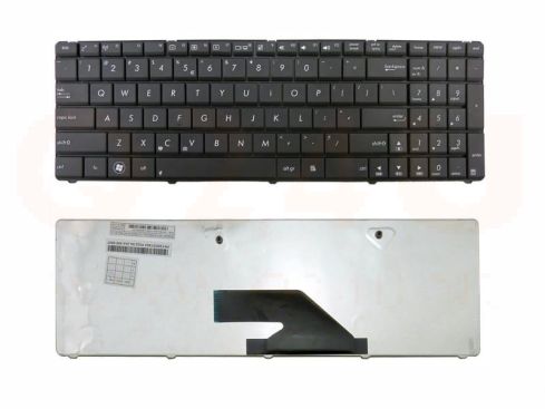 Asus A75 series laptop toetsenbord, US - zwart