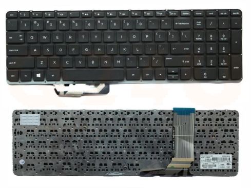 HP ENVY 15-J 15T-J 15Z 17J Series series laptop toetsenbord, US - zwart - zonder licht