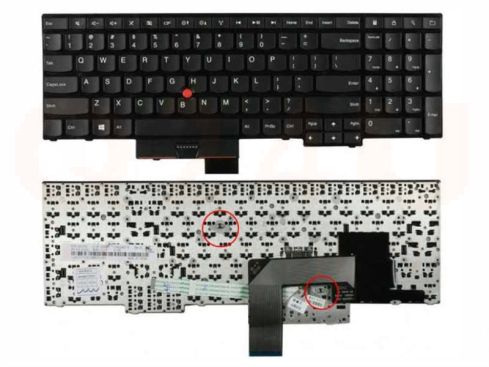 Lenovo Thinkpad Edge E530 E535 E545 series laptop toetsenbord, US - zwart - met licht