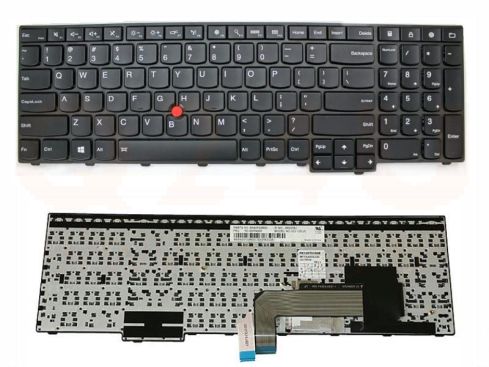 Lenovo Thinkpad Edge E550 E555 T550 T555 series laptop toetsenbord, US - zwart - met licht
