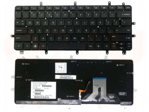 HP ENVY Spectre XT Ultrabook XT 13-2000 series laptop toetsenbord, US - zwart - met licht