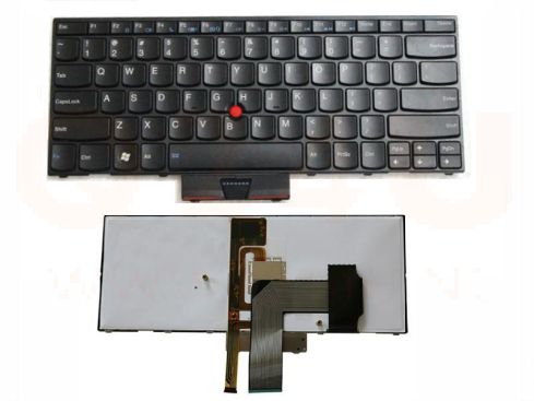 Lenovo X1 (1291-27u) series laptop toetsenbord, US - zwart - met licht en pointer