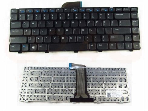 Dell Inspiron 14 3437 14 5437 Vostro 2421 series laptop toetsenbord, US - zwart