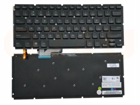 Dell XPS 14 L421x 15 L521x series laptop toetsenbord, US - zwart - met licht