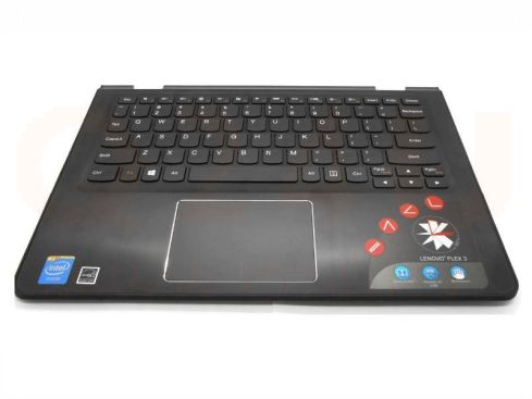 Lenovo Flex 3-1120 80LX laptop top case , US - zwart toetsenbord met licht