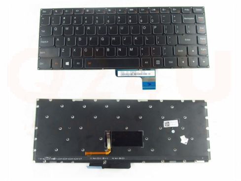 Lenovo IdeaPad Yoga 3 14 series laptop toetsenbord, US - zwart - met licht en pointer licht