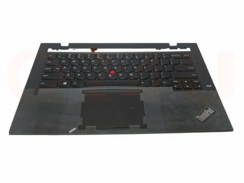 Lenovo Thinkpad Carbon X1 2nd gen laptop top case , US - zwart toetsenbord met licht