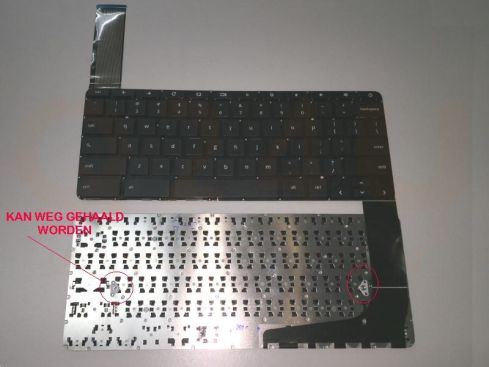 HP ChromeBook 14 G3, 14-K series laptop toetsenbord, US - zwart