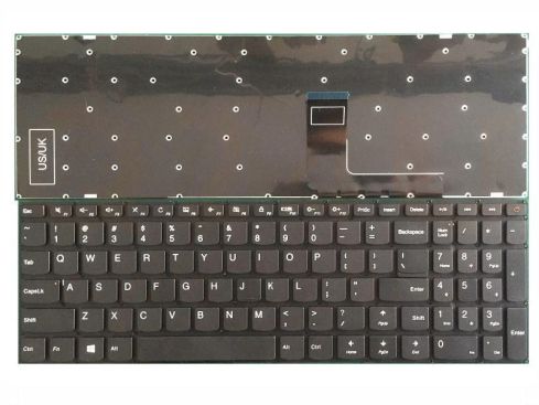 Lenovo IdeaPad 110-15IBR 310-15ISK series laptop toetsenbord, US - zwart