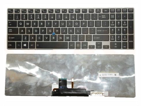 Toshiba Tecra Z50 Z50-A Z50-B laptop toetsenbord, US - zwart - met licht