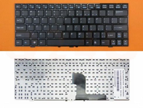 Medion E1226 E1228 series laptop toetsenbord, US - zwart