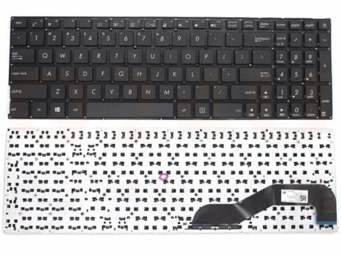 Asus X540 series laptop toetsenbord, US - zwart