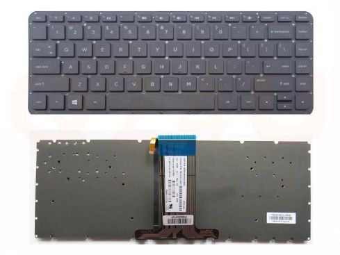HP ProBook 13-AB 14-AB 14-A 14-S series laptop toetsenbord, US - zwart - met licht