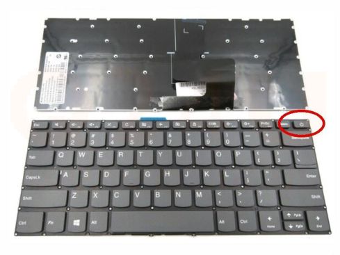 Lenovo IdeaPad 320-14ISK 320S-14IKB 320S-14IKBR laptop toetsenbord, US - zwart - zonder licht