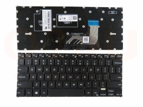 Dell Inspiron 11-3162 3164 3168 3169 3179 series laptop toetsenbord, US - zwart - zonder licht