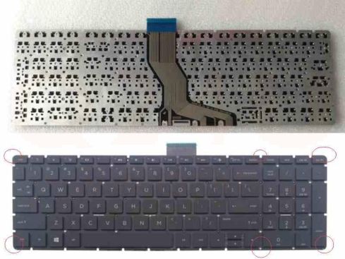 HP Pavilion 15-BS 15-CB series laptop toetsenbord, US - zwart - zonder licht - gebruikt