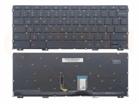 Toshiba Chromebook C30 CB30 CB35 CB35-A Series laptop toetsenbord, US - zwart - met licht
