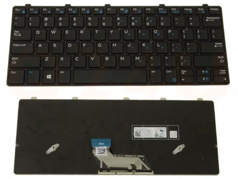 Dell Latitude 3180 3189 3190 3191 3380 series toetsenbord, US - zwart