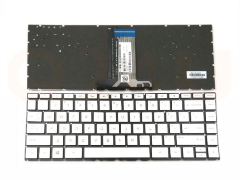 HP Pavilion 14-BA 14T-BA 14M-BA 14-BS Series laptop toetsenbord, US - zilver - met lciht