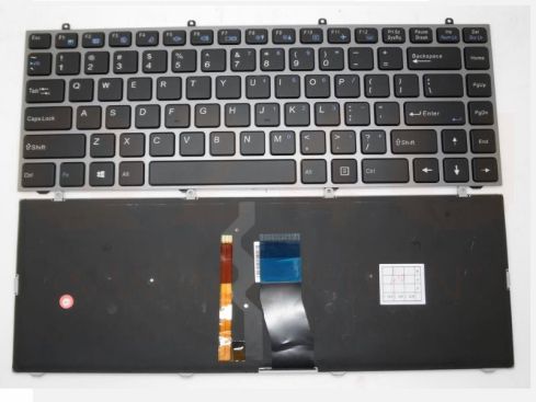 Clevo W230 NP7339 series laptop toetsenbord, US - zwart - met licht