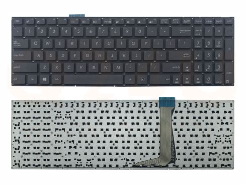 Asus VivoBook E502 E502SA E502NA E502MA series laptop toetsenbord, US - zwart